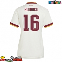 Camisa de Futebol Espanha Rodri Hernandez #16 Equipamento Secundário Mulheres Mundo 2026 Manga Curta